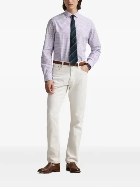 Șapcă Polo Ralph Lauren din fleece cu dungi cu volane albastru