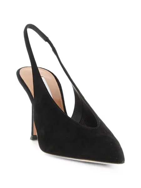 Pantofi cu toc Aquazzura slingback negru