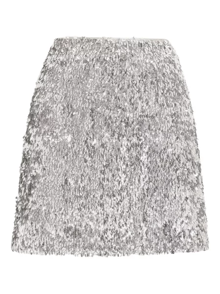 Fusta mini Dolce & Gabbana argintiu