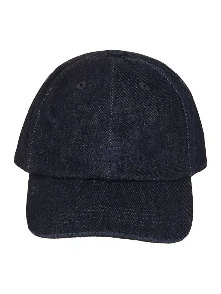 Czapka z daszkiem Stone Island z kamieniami niebieska