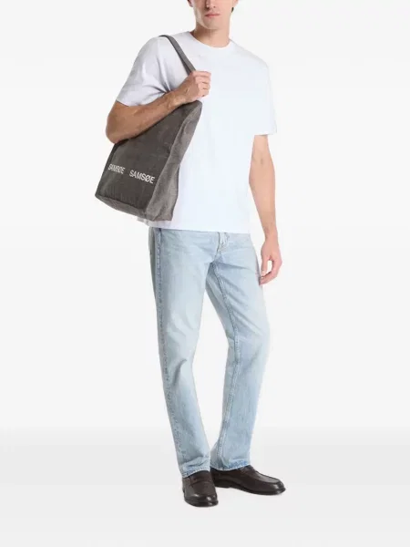 Tricou Samsøe Samsøe cu autograf alb