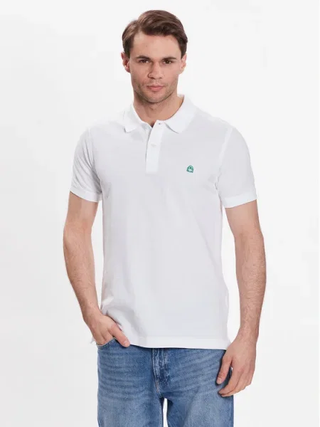 United Colors Of Benetton Tricou polo alb
