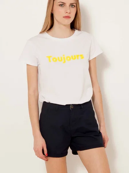 Pantaloni scurți Camaieu negru