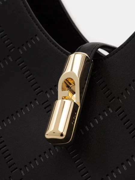 Кожаная сумка хобо Furla