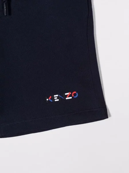 Szorty dziecięce Kenzo niebieskie