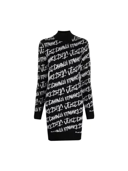 Krótka sukienka Just Cavalli czarna