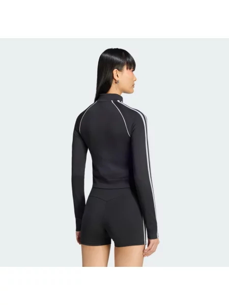 Bezszwowa bluza dresowa Essentials z 3 paskami czarna