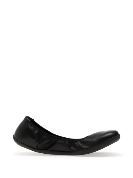 Balerini Groundies din piele negru