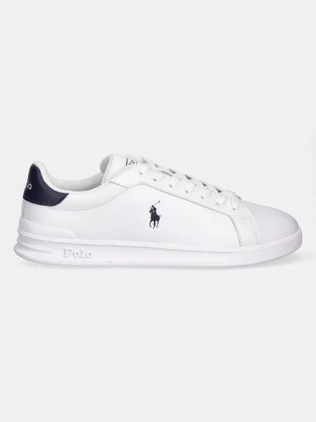 Polo Ralph Lauren Ghete de piele alb