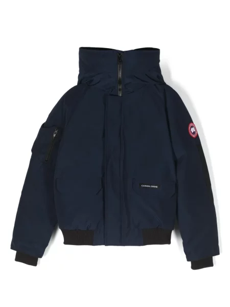 Kurtka bomber dziecięcy Canada Goose niebieski