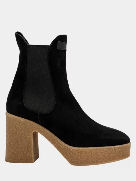 Велюровые ботильоны Enzo Verratti черные