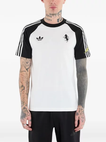 Scurt ușor tricou Adidas de drumeție alb