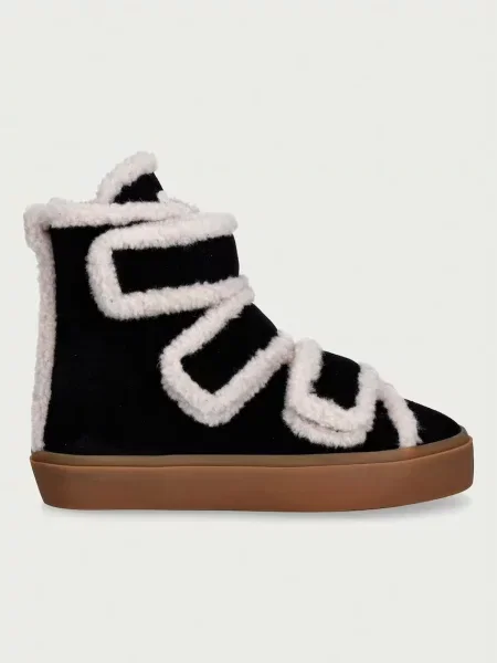 Inuikii Shearling Velcro High sneakersy zamszowe