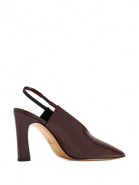 Pantofi cu toc Yuzefi slingback roșu