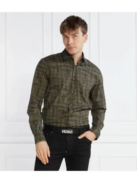 HUGO Cămașă Ermo verde