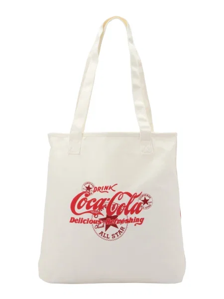 CONVERSE Nakupovalna torba CAU CONVERSE X COCA COLA svetlo rdeča bela