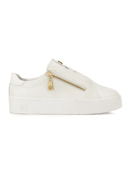 Sneakersy Kazar z nadrukiem białe
