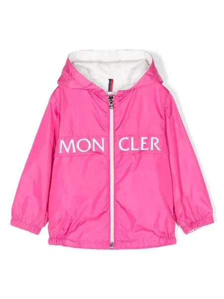 Kurtka dziecięca Moncler Enfant różowa