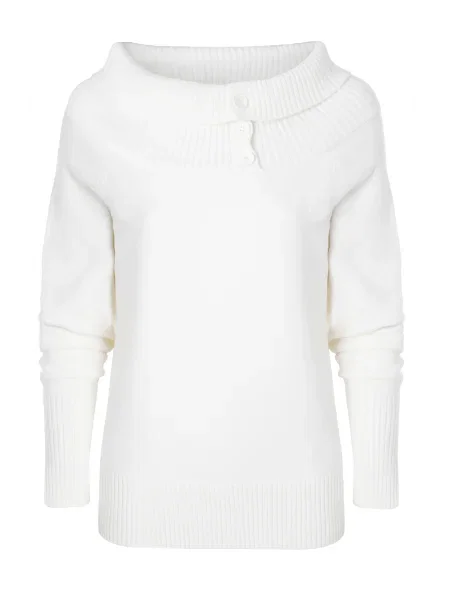 TATUUM Pulover murdar alb