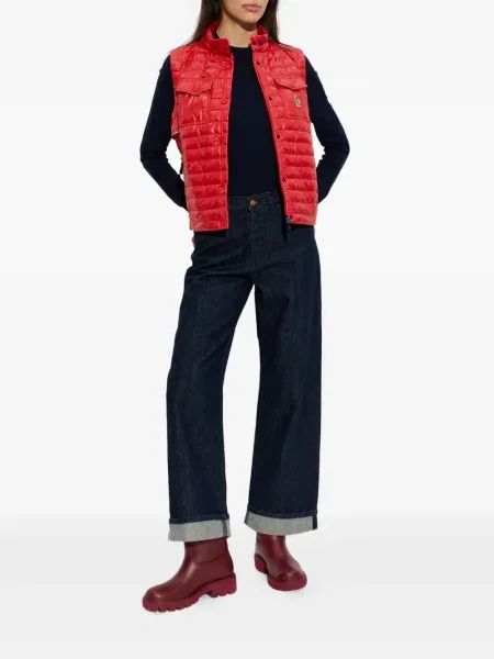 Pantaloni Moncler albastru
