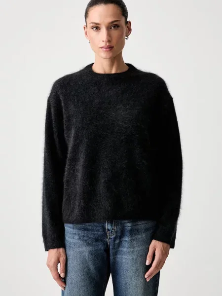 Marc O'Polo pulover pentru femei din lână merino negru