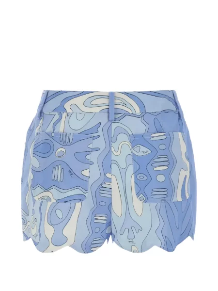 Pantaloni scurți Pucci albastru