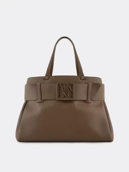 Armani Exchange Сумка Поліуретан коричневий