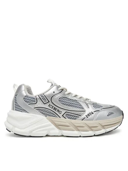 Sneakers Iceberg argintiu