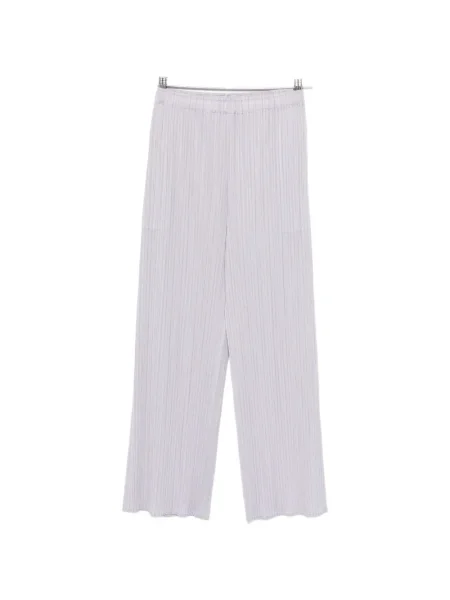 Pantaloni Pleats Please Issey Miyake plisate violet