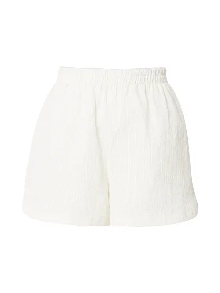 The Couture Club Pantaloni galben pastel / murdar alb