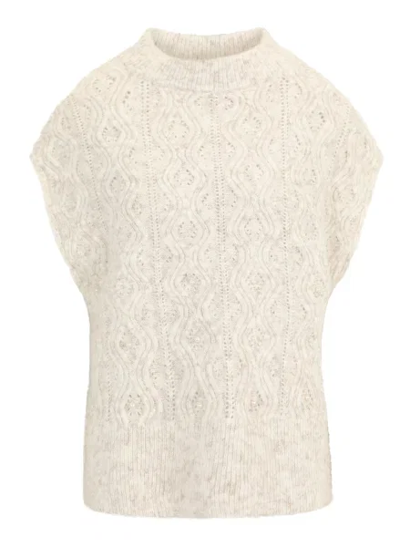 PIECES Pulover PCJOVIE ecru