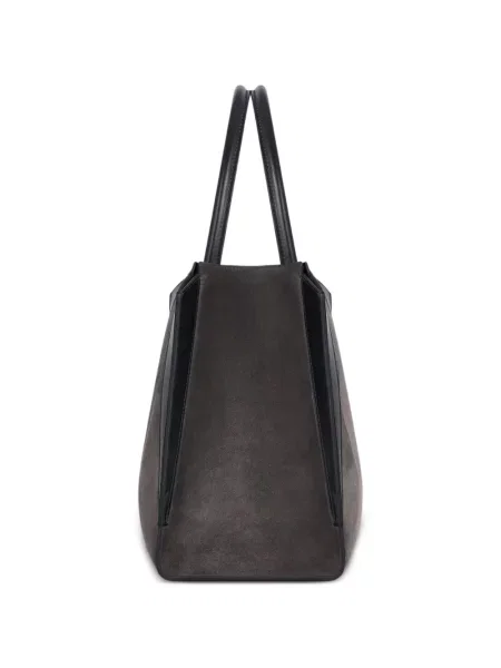 Geantă Givenchy din piele de căprioară gri