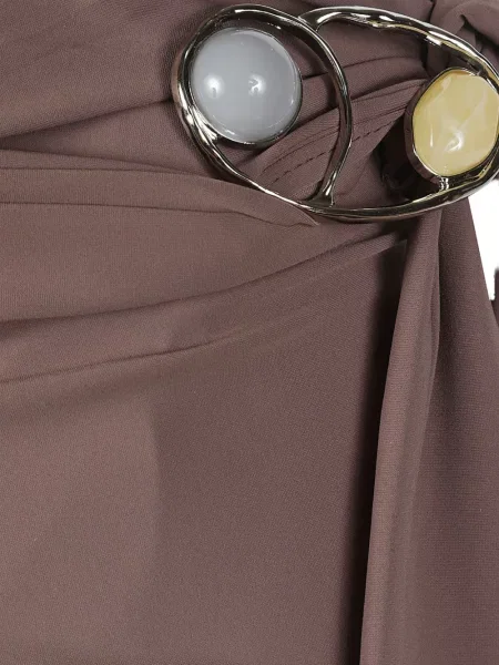 Fustă Hamoulet drapată maro