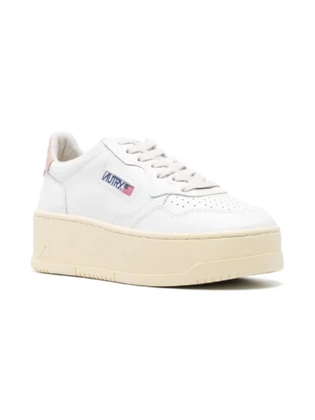 Sneakersy Autry na platformie białe