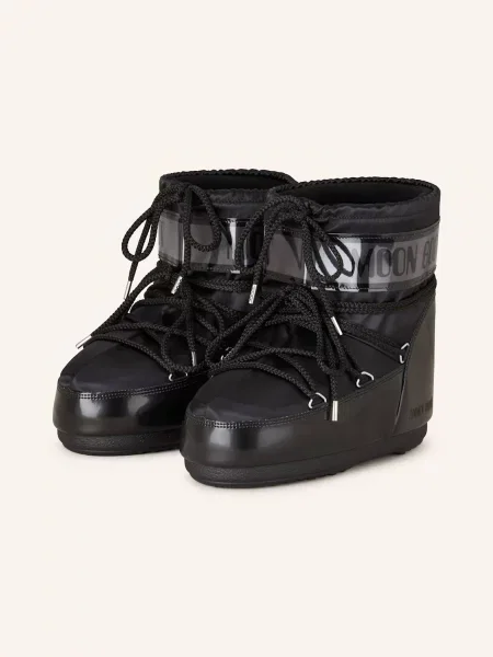 Śniegowce Moon Boot Icon Low Glance black czarne
