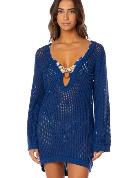 Maaji plážové šaty Cobalt Blue Ian modré