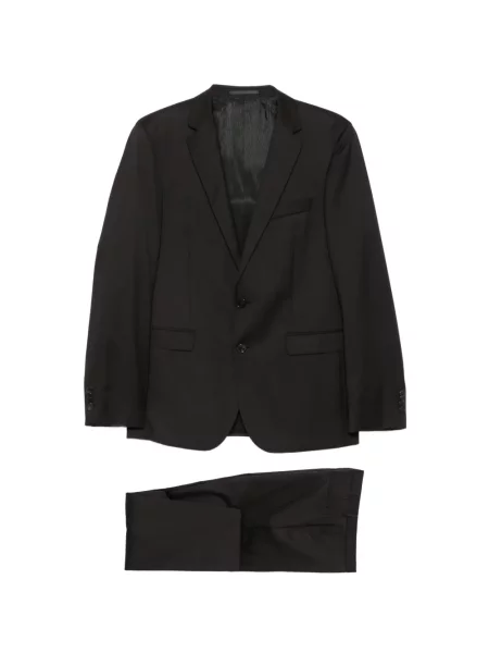 Costum Boss cu rever negru