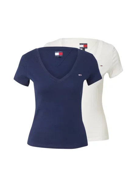 Tommy Jeans Tričko tmavě modrá