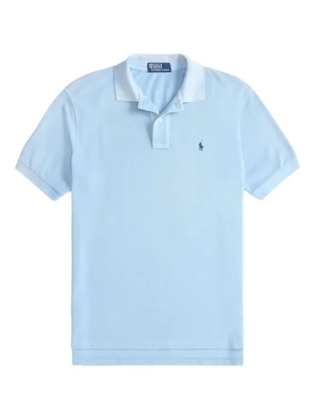 Ριγέ polo Polo Ralph Lauren με κουκούλα με αυτόγραφο λευκό