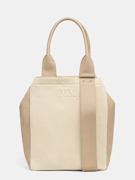 MM by Max Mara torebka PESCO beżowa