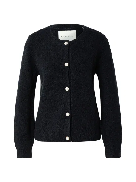 GANT Geacă tricotată negru