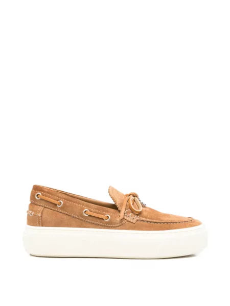 Pantofi loafer Hogan din piele de căprioară