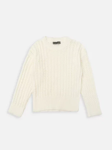 Дитячий Джемпер YUKI молочний бавовна/акрил