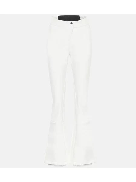 Pantaloni de schi Fusalp evazate alb