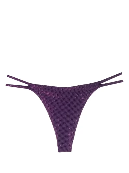 Stringai Philipp Plein su kristalais violetinė