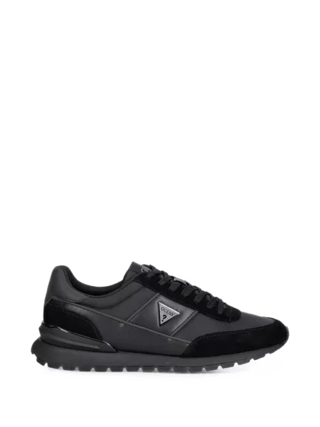 Sneakerși Guess cu autograf negru