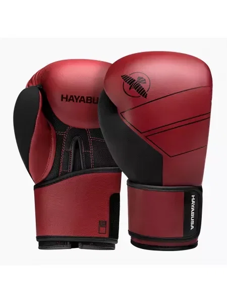 Rękawice bokserskie Hayabusa S4 Leather red czerwone