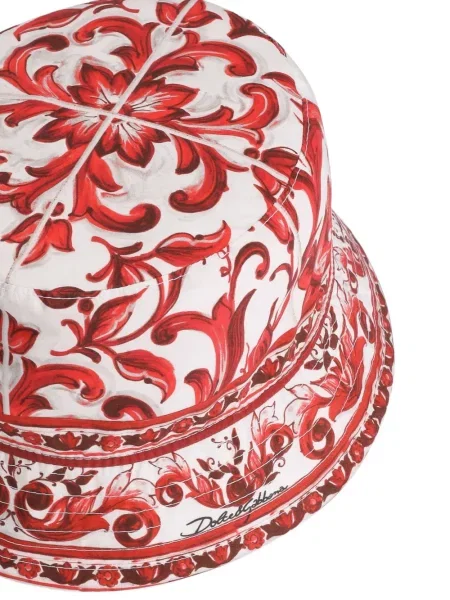 Czapka dziecięca Dolce And Gabbana czerwona
