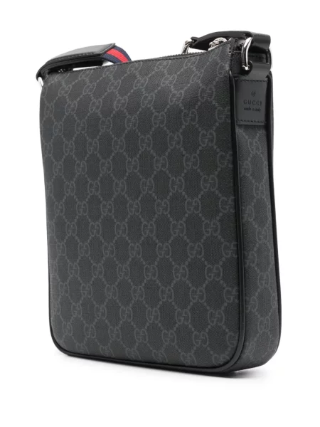Geantă crossbody Gucci din canvas negru