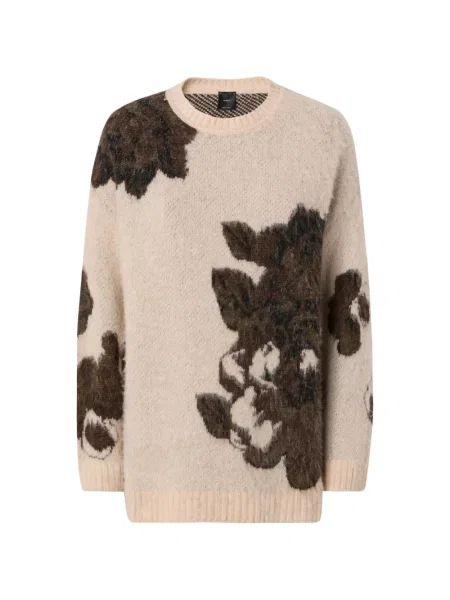 Pulover Pinko cu model floral tricotate